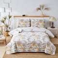 Green Essen 3 Pcs Quilt Sets Lightweight Microfiber