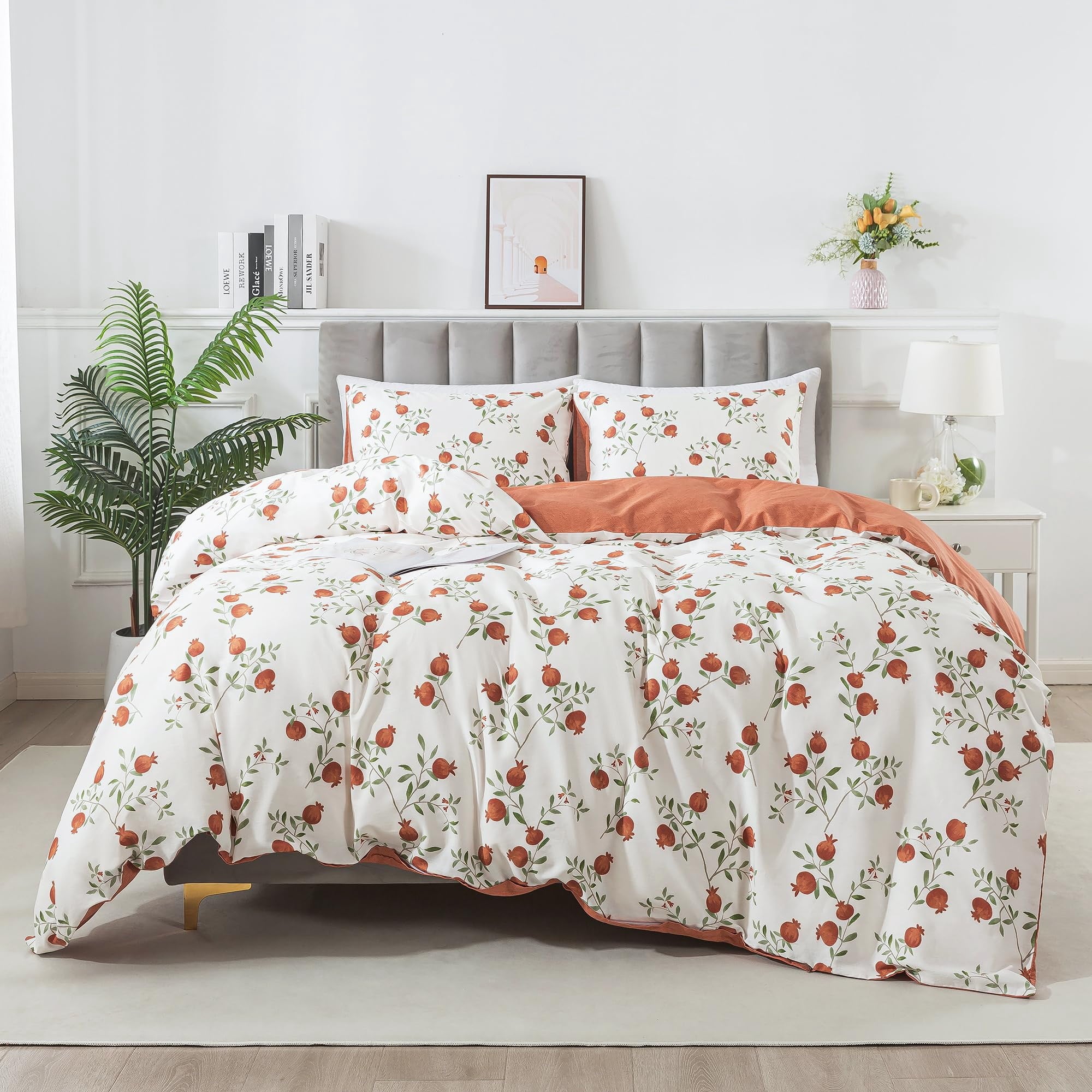 Honeilife 3Pc Duvet Cover King Size 100 Cotton Comf