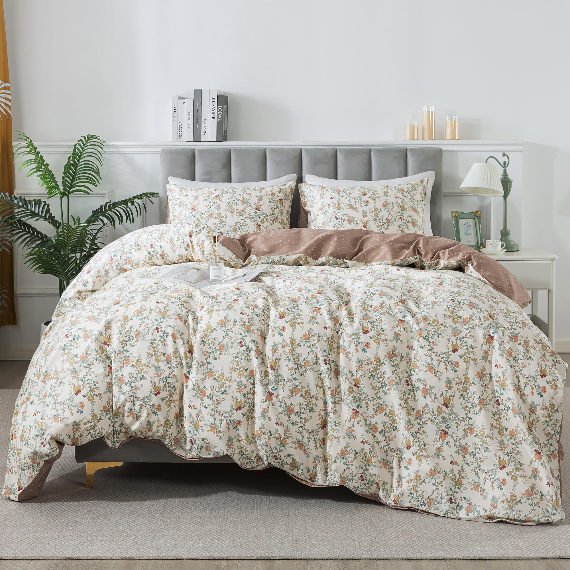 Honeilife 3Pc Duvet Cover King Size 100 Cotton Comf