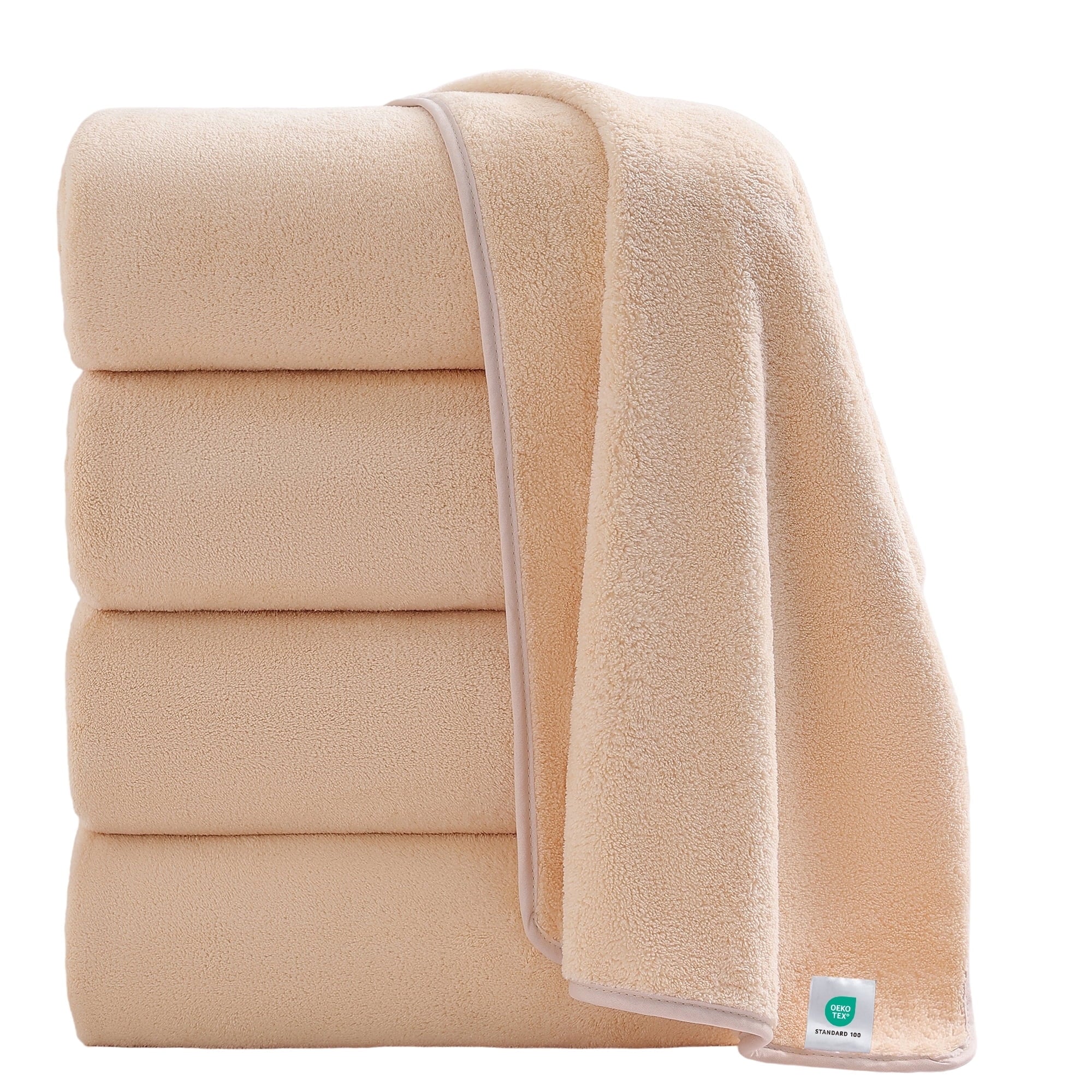 Jessy Home 4 Pack Oversized Bath Sheet Towels 700 Gs