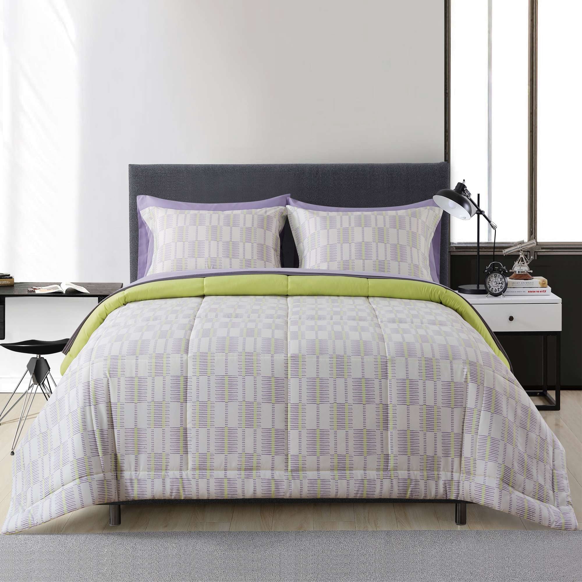 Mainstays 7 Piece Reversible Bed In A Bag With Laund