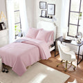 June Campus Comforts by New Sega Home 2-Piece Pinsonic Quilt Set, Flora, Lavender,Twin-XL