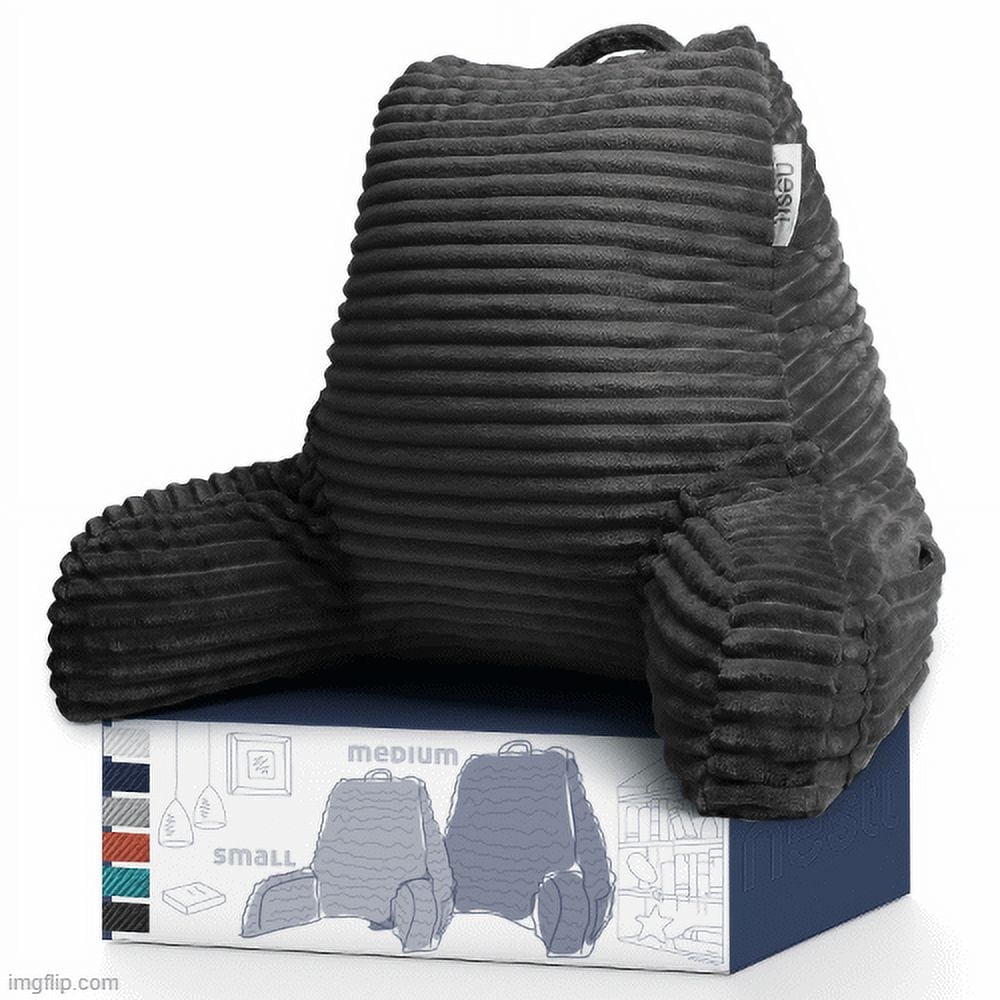 Nestl Backrest Reading Pillow Back Support Pillow Wi