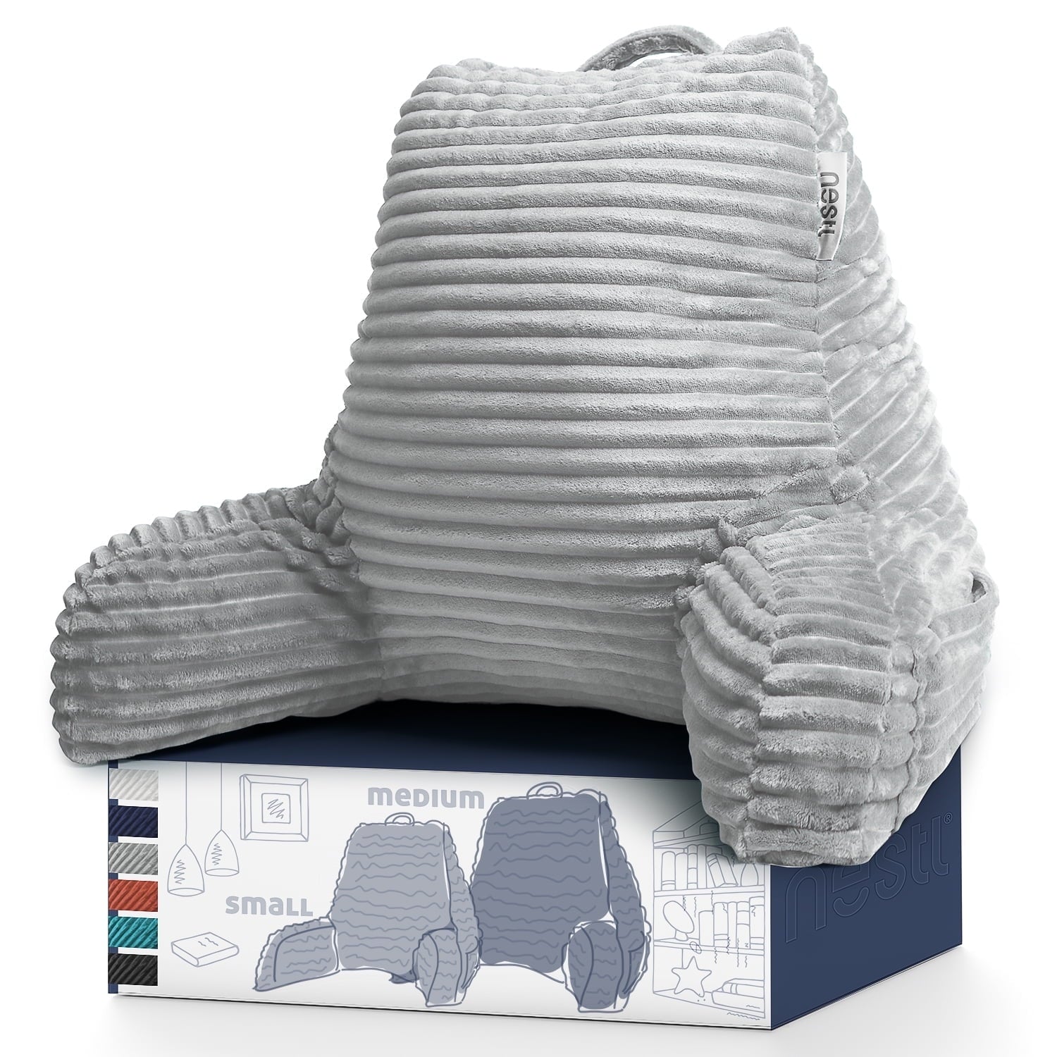 Nestl Backrest Reading Pillow Back Support Pillow Wi