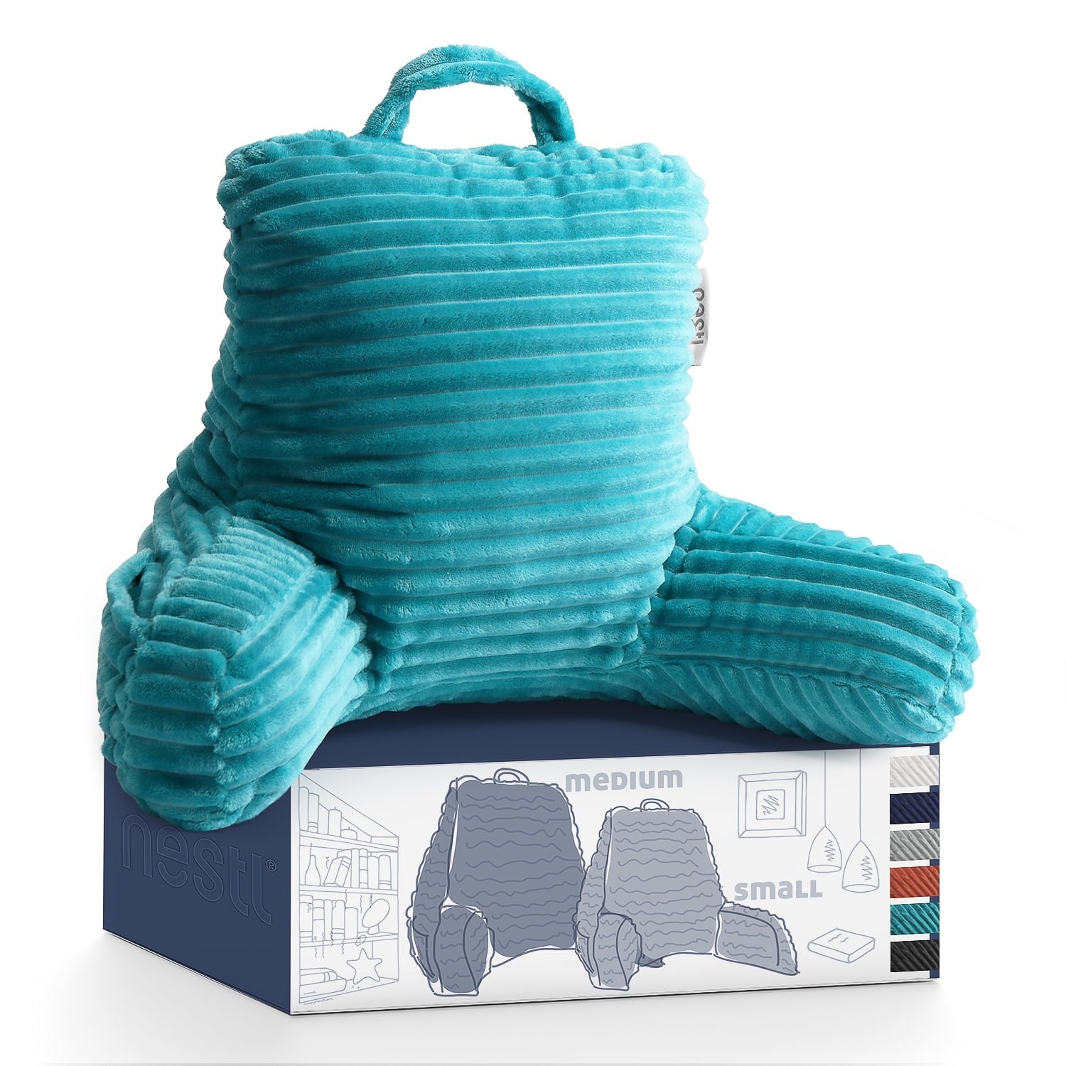 Nestl Backrest Reading Pillow Back Support Pillow Wi