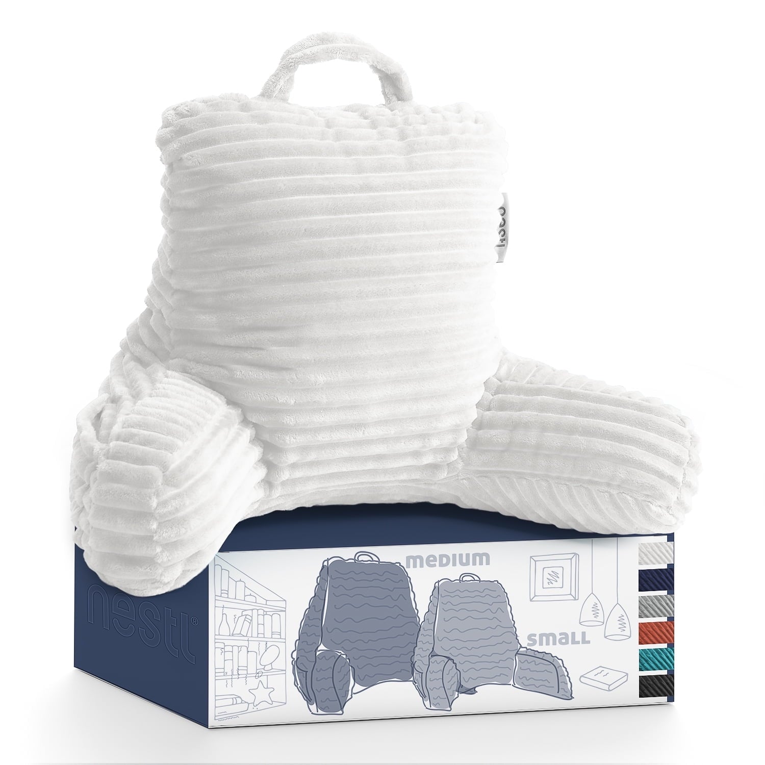 Nestl Backrest Reading Pillow Back Support Pillow Wi