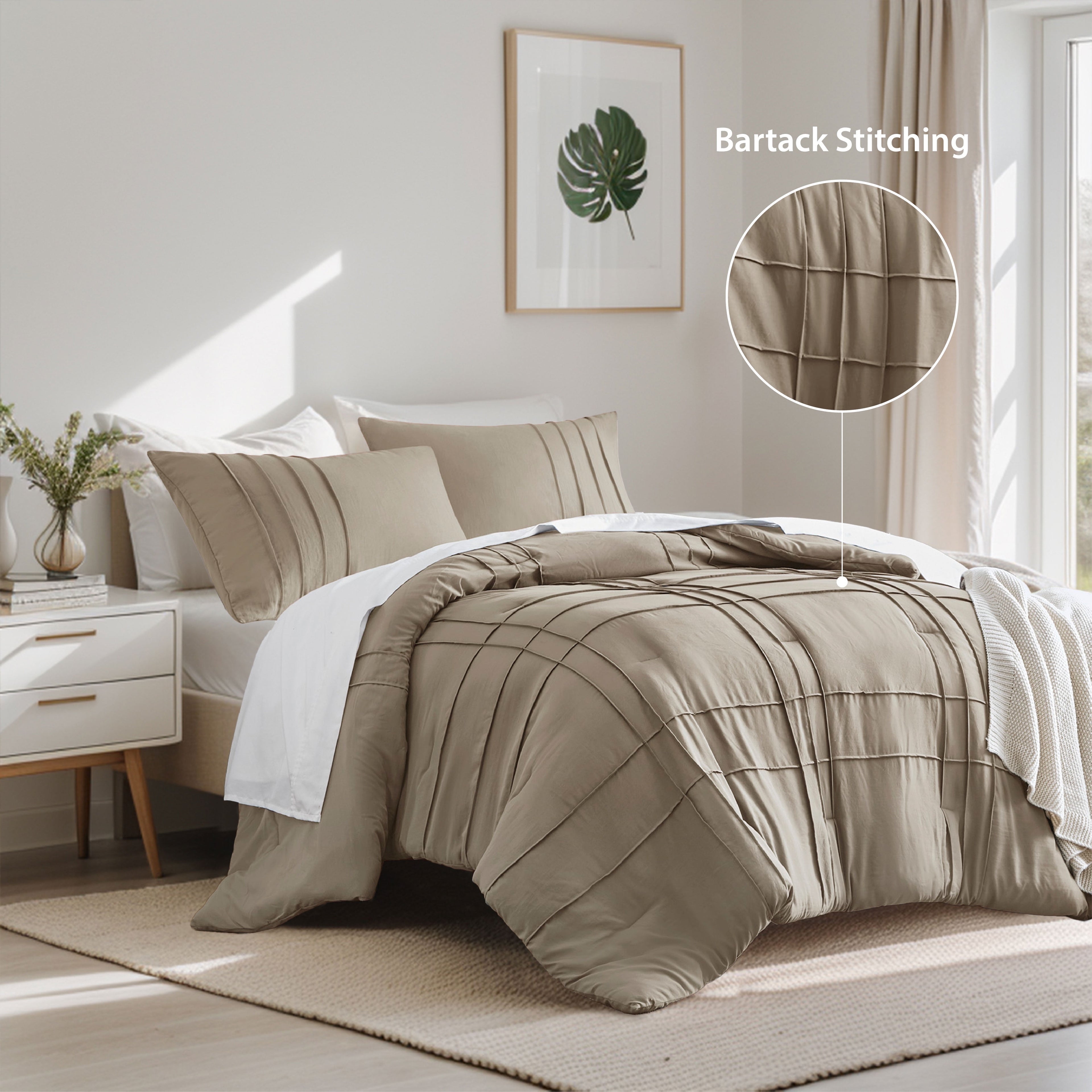 Regency Heights Queen Comforter Set Boho 3 Piece Pin