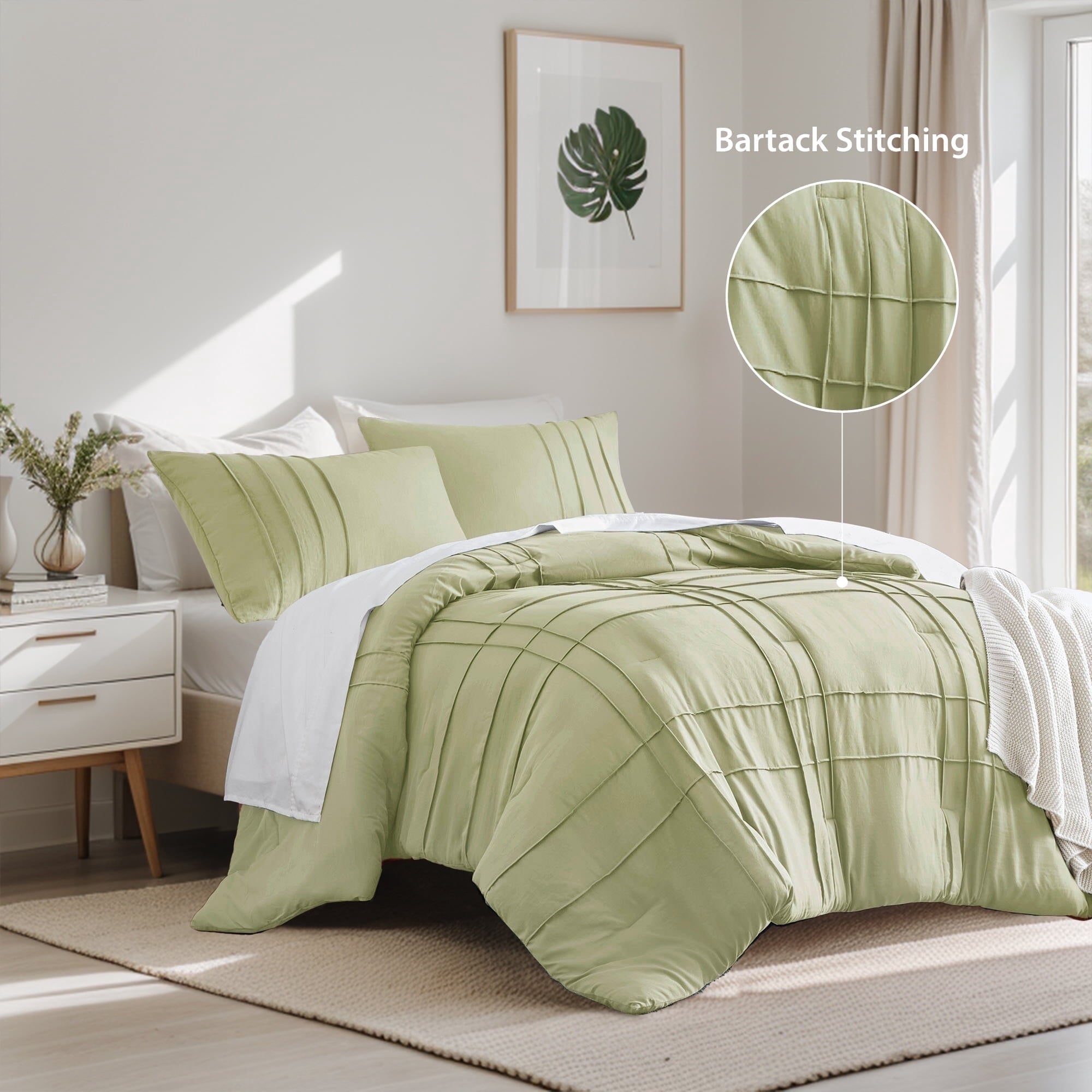 Regency Heights Queen Comforter Set Boho 3 Piece Pin