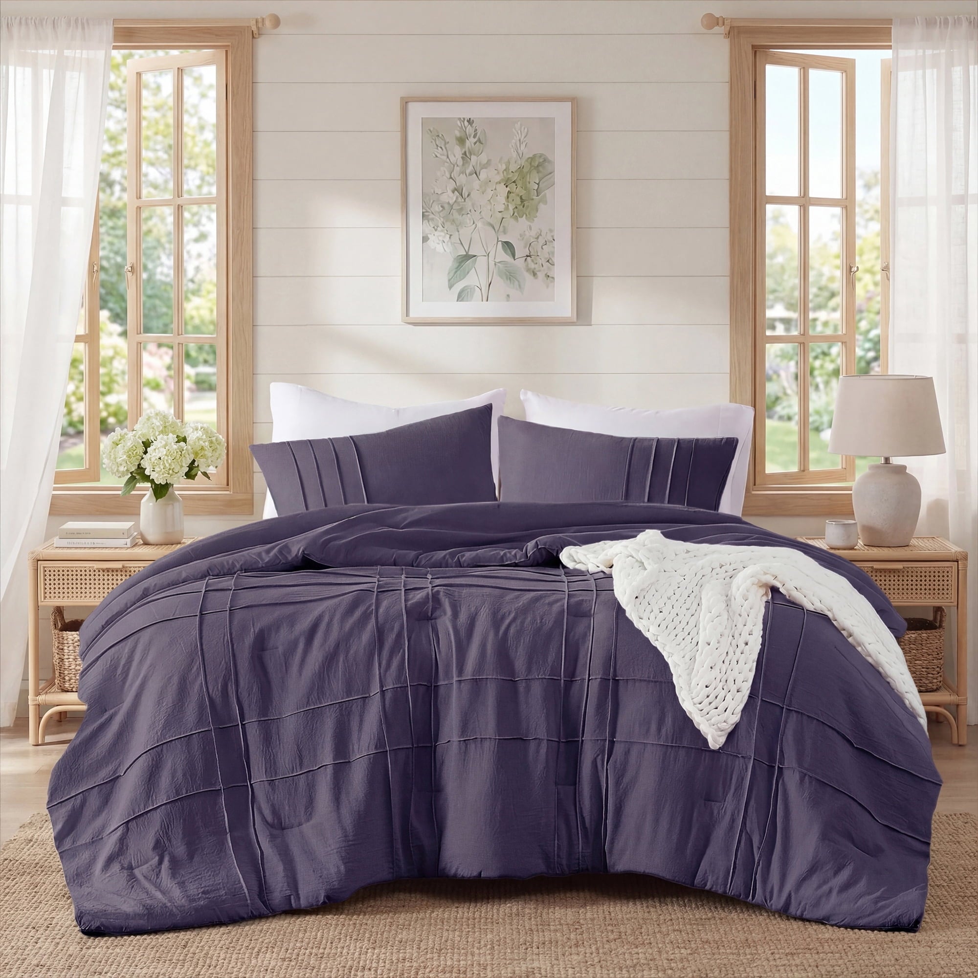 Regency Heights Queen Comforter Set Boho 3 Piece Pin