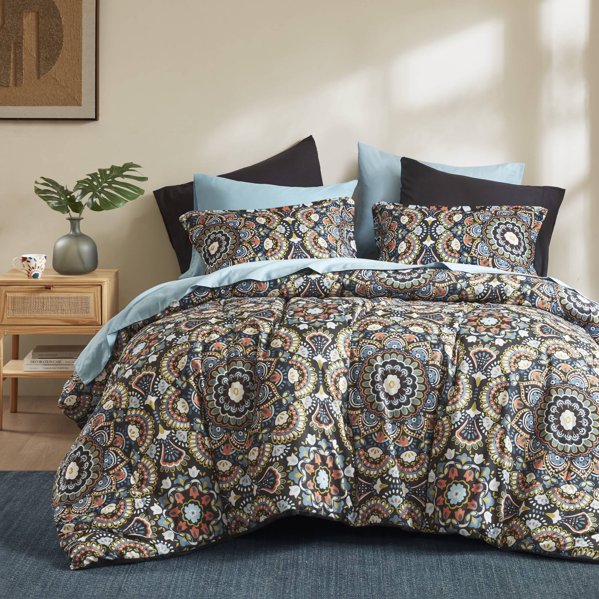 Regency Heights Queen Size Comforter Set 9 Piece Bed