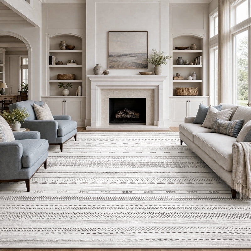 Vunate 5'X7' Area Rugs For Living Room Washable Rugs