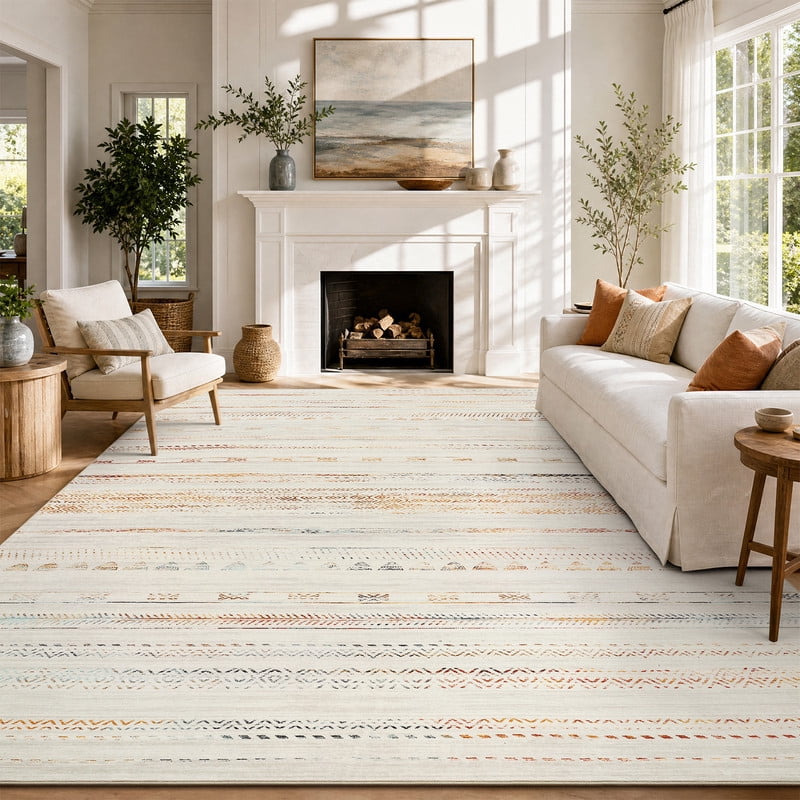 Vunate 5'X7' Area Rugs For Living Room Washable Rugs