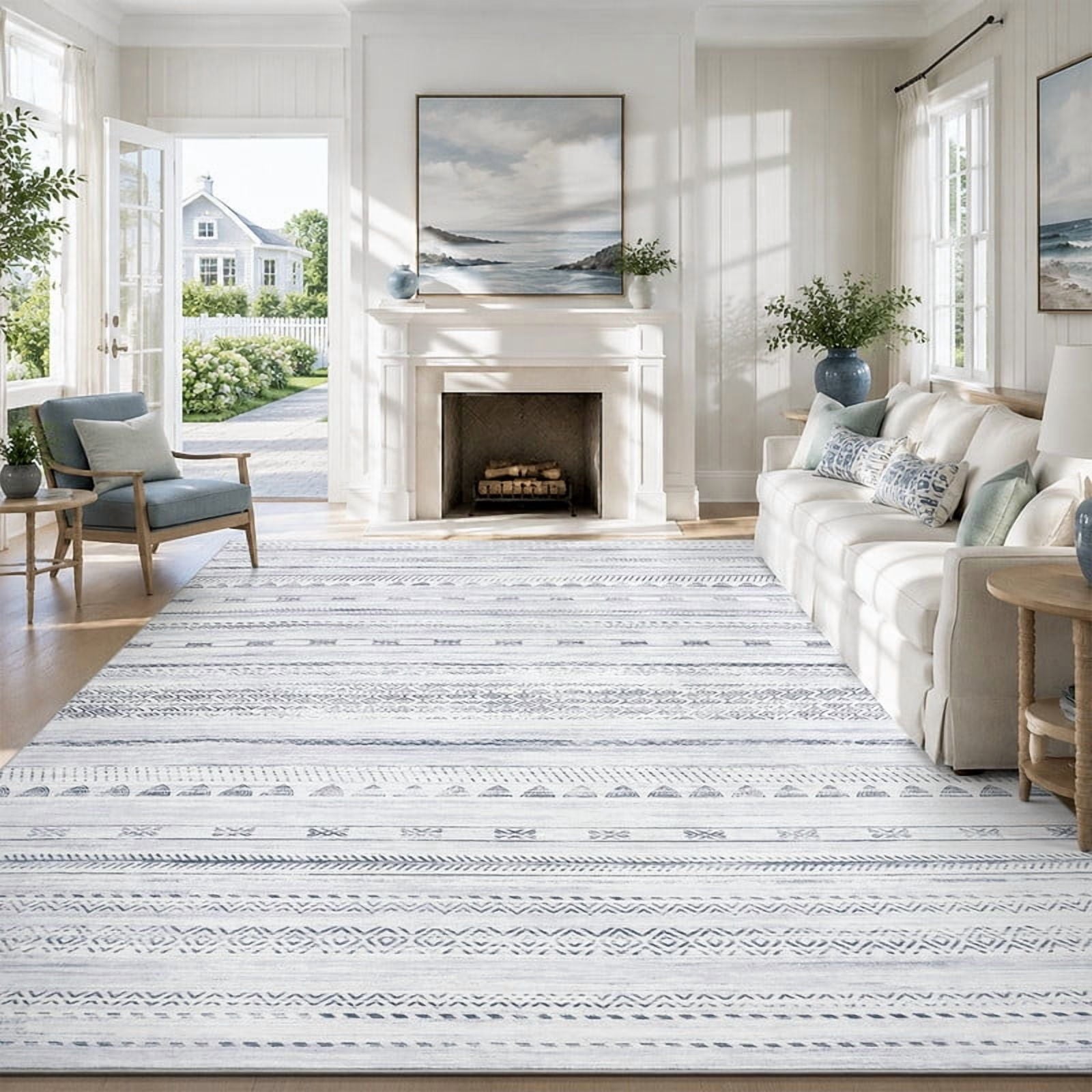 Vunate 5'X7' Area Rugs For Living Room Washable Rugs