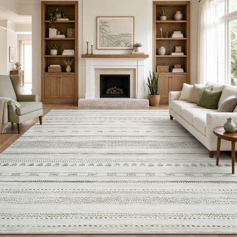 Vunate 5'X7' Area Rugs For Living Room Washable Rugs