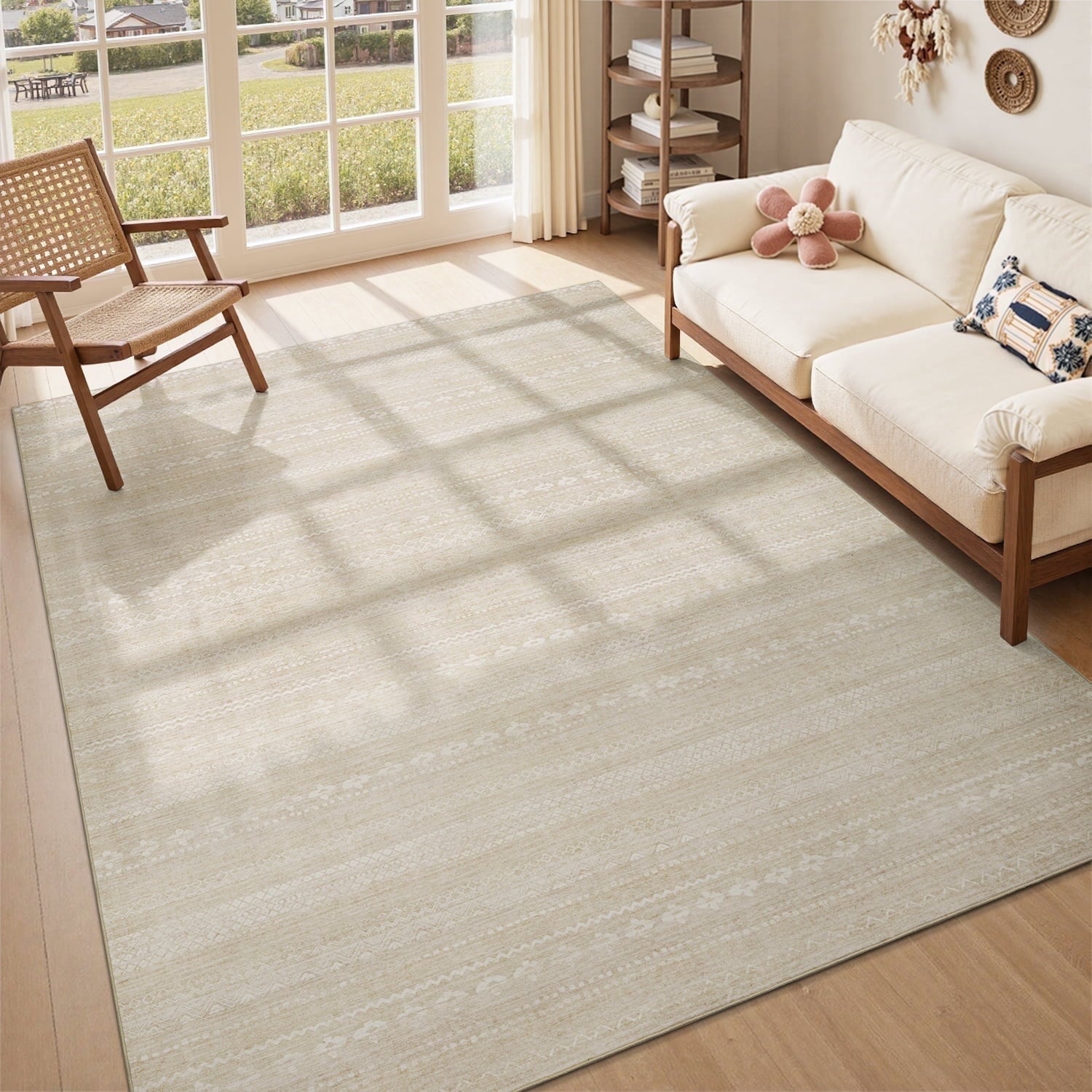 Vunate 5'X7' Area Rugs For Living Room Washable Rugs