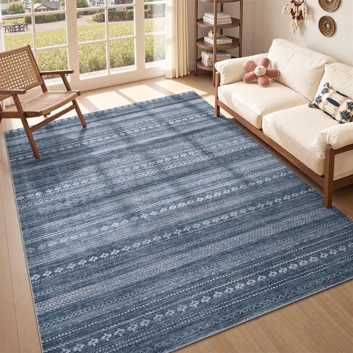 Vunate 5'X7' Area Rugs For Living Room Washable Rugs