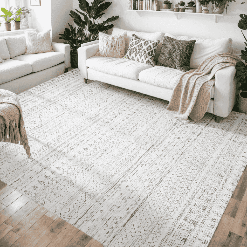 Vunate 5'X7' Area Rugs For Living Room Washable Rugs