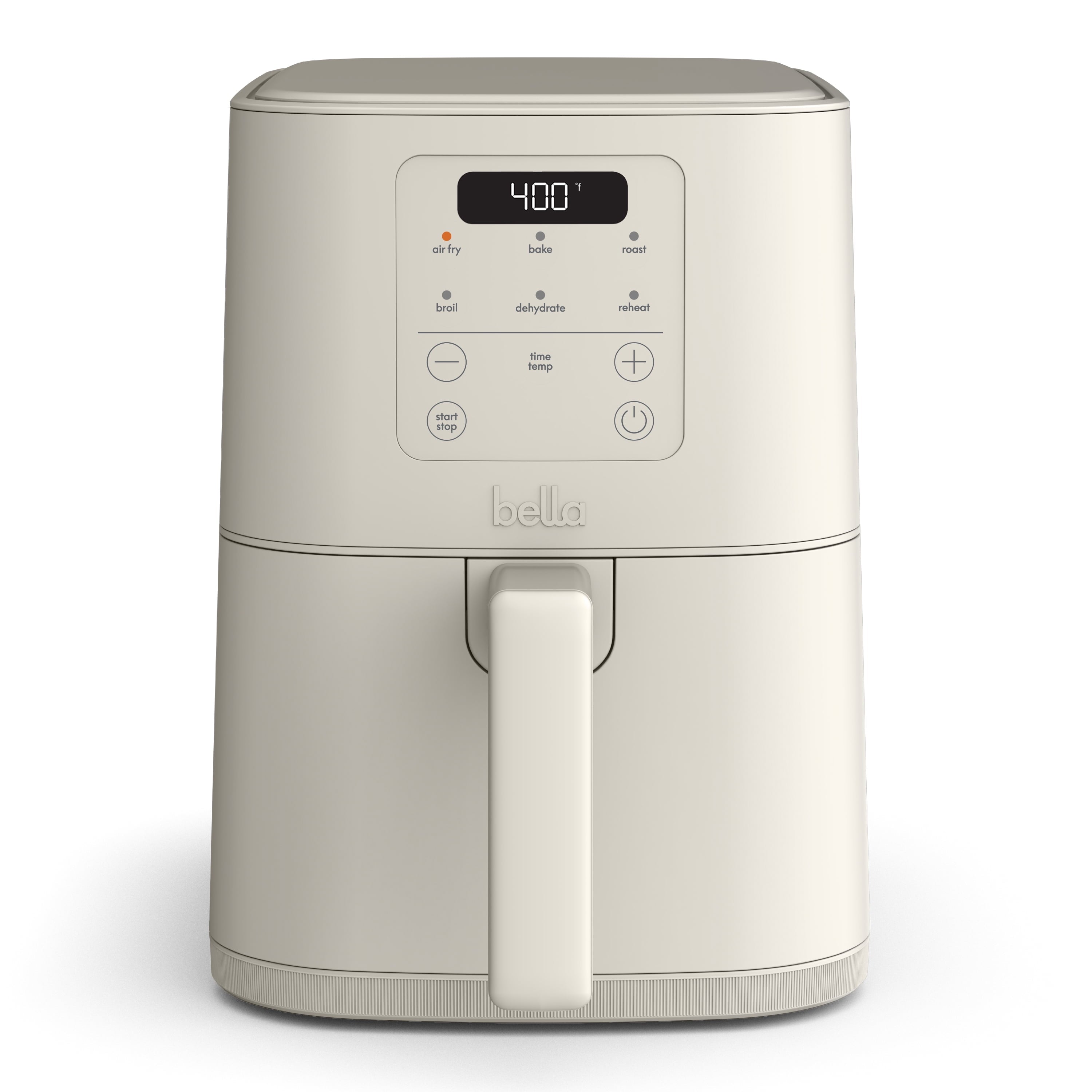 June Bella 4 Qt Slim Digital Air Fryer With Evergood™ Ceramic Nonstick Coating 6 Preset Cooking Options Oatmilk